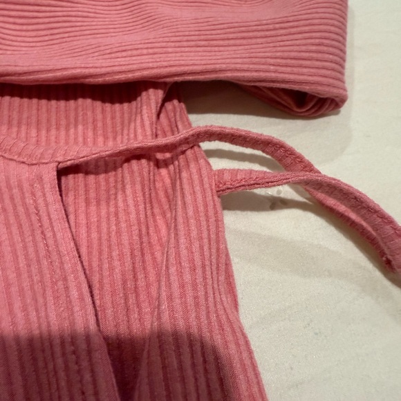 Zara Kimono Style Dusty Pink Girl’s Crossover Top Size 3T NWOT - Picture 5 of 8